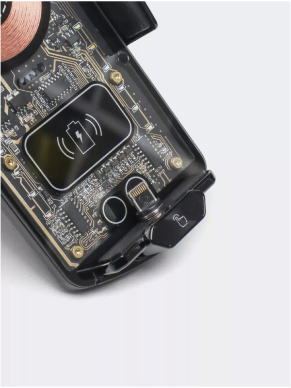 Автомобильное беспроводное зарядное устройство A6-1 черный Автомобильное беспроводное зарядное устройство A6-1 черный