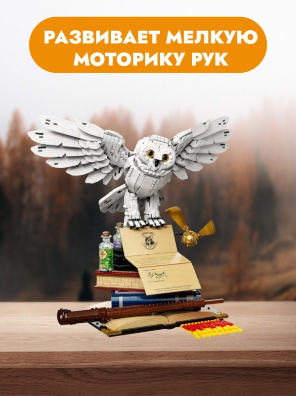 Конструктор Сова Букля Гарри Поттер 3030 деталей Конструктор Сова Букля Гарри Поттер 3030 деталей