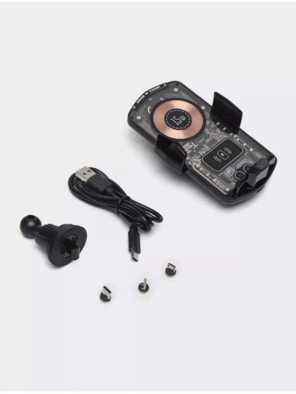 Автомобильное беспроводное зарядное устройство A6-1 черный Автомобильное беспроводное зарядное устройство A6-1 черный