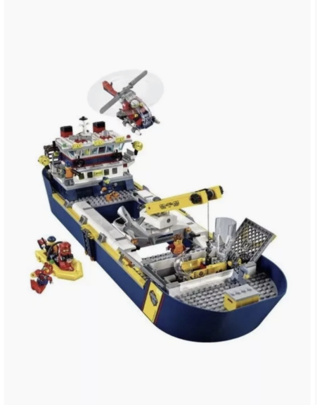 Конструктор Сити Океан исследовательское судно 745 деталей Конструктор Сити Океан исследовательское судно 745 деталей