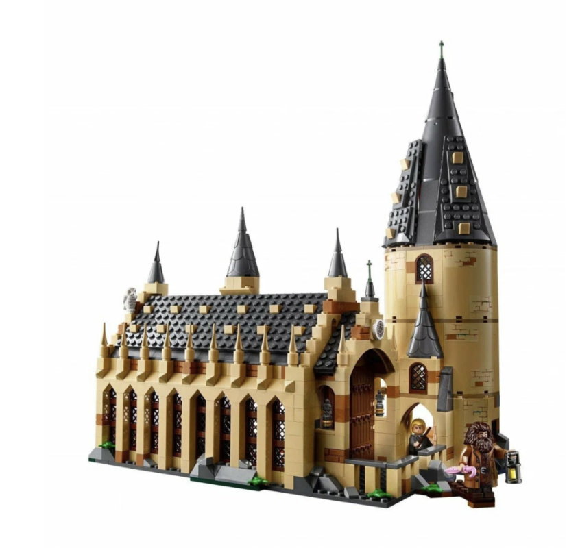 Конструктор Гарри Поттер: Большой зал Хогвартса 878 деталей 10 минифигурок Конструктор Гарри Поттер: Большой зал Хогвартса 878 деталей 10 минифигурок
